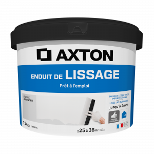 Enduit de lissage en pâte Prêt à l'emploi AXTON blanc 15 kg